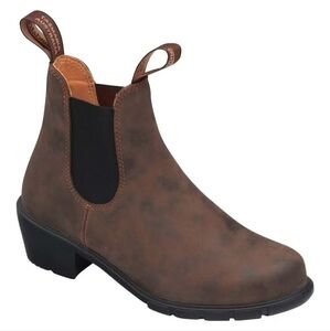BLUNDSTONES Women's Series #1677 Heel (Discontinued) US 7.5 Rustic Brown